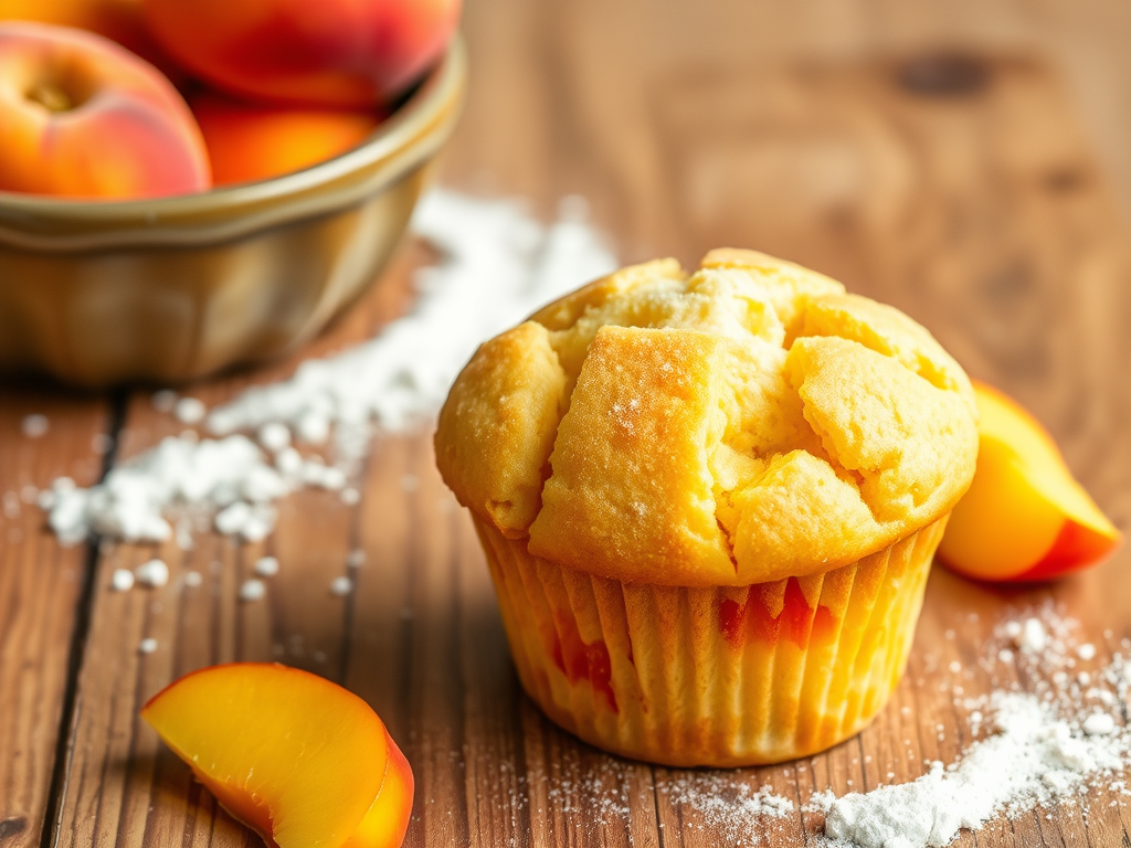 Peachy Peach Muffins